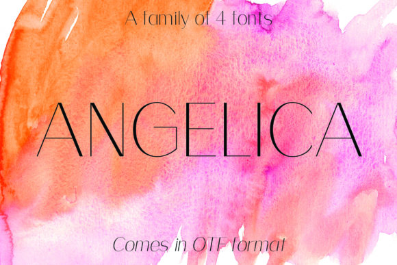Angelica: A Modern Sans Serif Font for Editorial Design