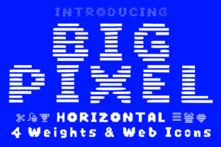 Big Pixel Horizontal: The Future-Forward Font for Modern Branding