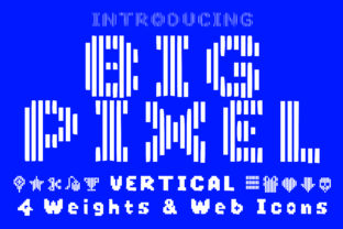Big Pixel Vertical: A Bold Display Font for Editorial Design