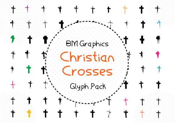 BM Graphics - Christian Crosses: A Display Font for Editorial Depth and Visual Identity