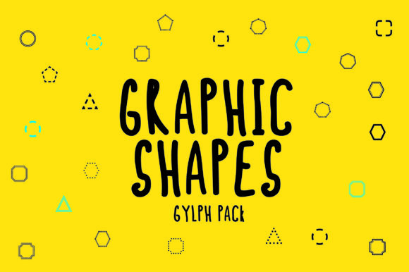 BM Graphics - Graphic Shapes Glyph: A Unique Font for Creative Crafters
