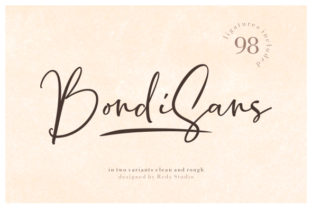 BondiSans: A Bold Script Font for Dynamic Web Design