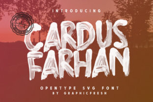 Cardus Brush: A Bold Display Font for Editorial Impact