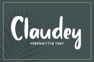 Claudey: A Handwritten Font with Character and Charm