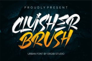 Cluisher Brush: A Font That Elevates Branding with Character