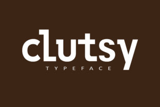 Clutsy: A Playful Display Font for Editorial Design