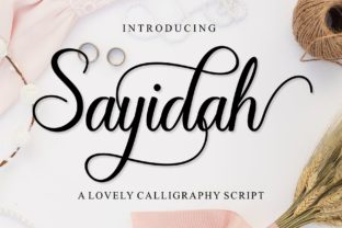 Discover the Power of Sayidah: A Script Handwritten Font for Creative Marketers
