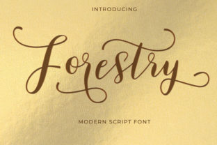 Forestry: A Script Font That Breathes Life Into Your Crafts