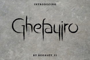 Ghefayjro: A Display Font That Elevates Your Brand’s Visual Identity