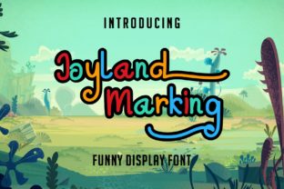 Joyland Marking: A Playful Display Font for Creative Crafters