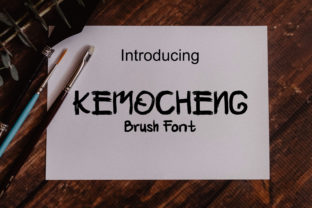 Kemocheng: A Display Font for Creative Crafters and Product Designers