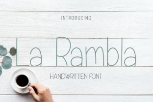 La Rambla: A Script Font for Editorial Grace and Readability