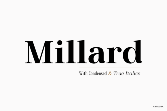 Millard: A Serif Font That Elevates Your Brand with Timeless Elegance
