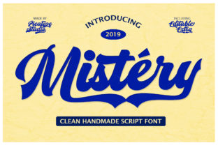 Mistery: A Bold Script Font for Editorial Design and Branding