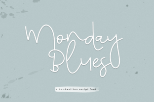 Monday Blues: A Script Handwritten Font That Adds Personality to Every Design