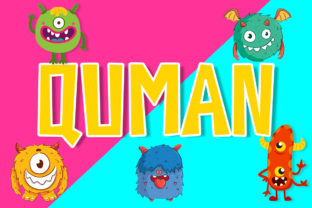 Quman: A Playful Display Font for Editorial Creativity