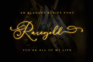 Raregold: A Script Handwritten Font That Elevates Every Design