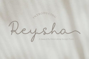 Reysha: A Script Font for Modern Branding and Creative Design