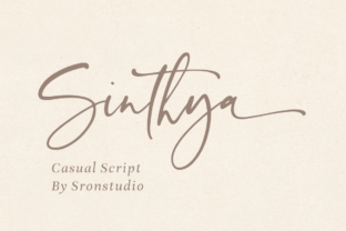 Sinthya: The Script Handwritten Font That Elevates Your Brand