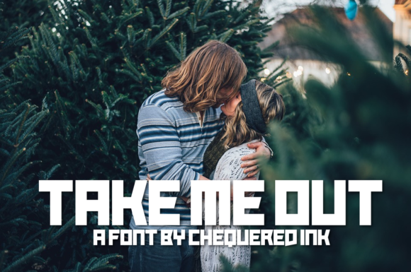 Take Me out: A Display Font for Bold Branding and Creative Expression
