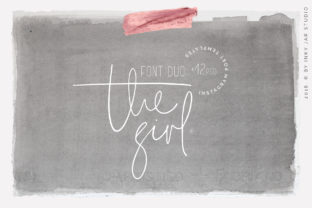 The Girl Duo: A Script Handwritten Font for Feminine Branding